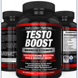 Testosterone Booster 180 capsules per package